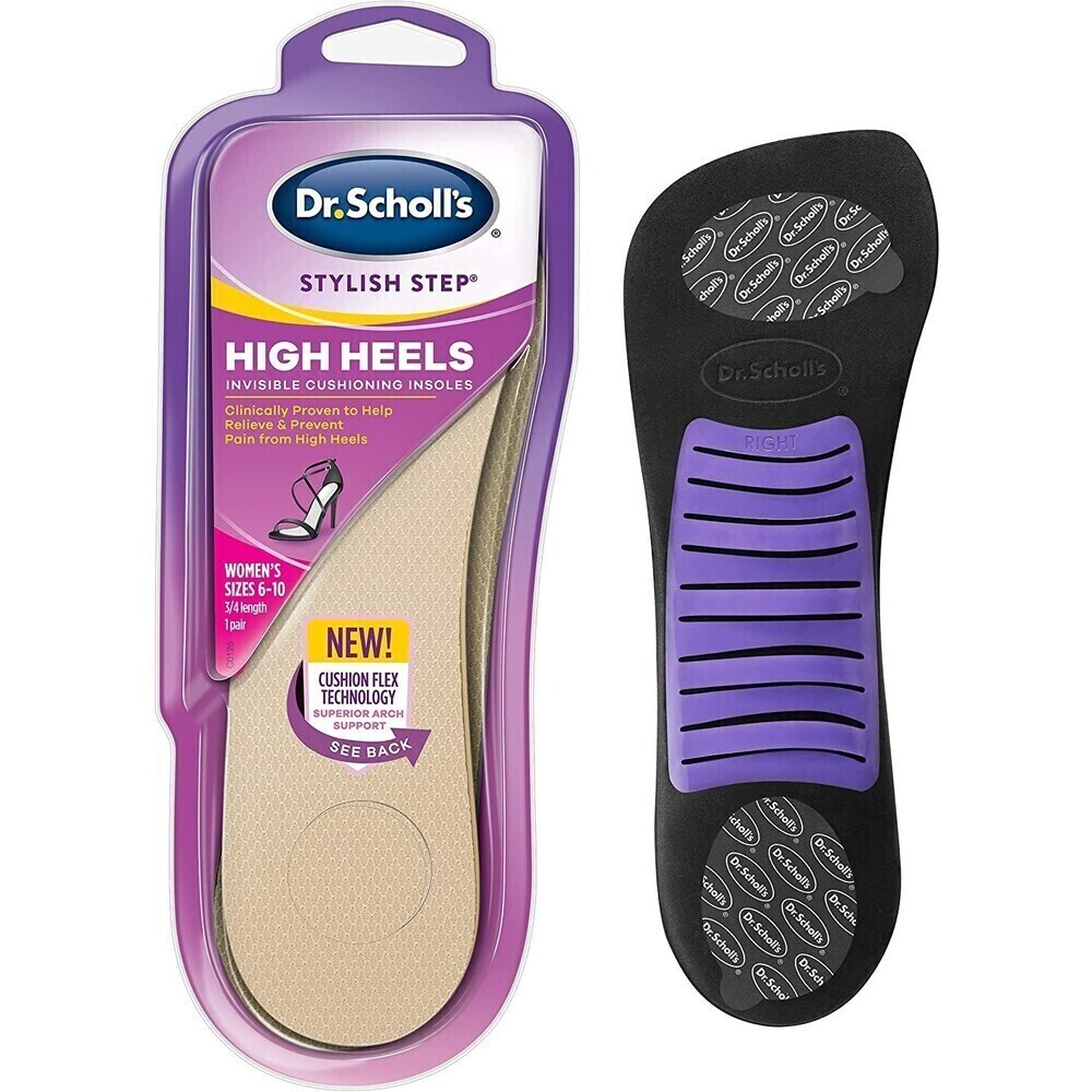 Dr. Scholl'S Soft Cushioning Insoles for High Heels, New open box women's 6-11
